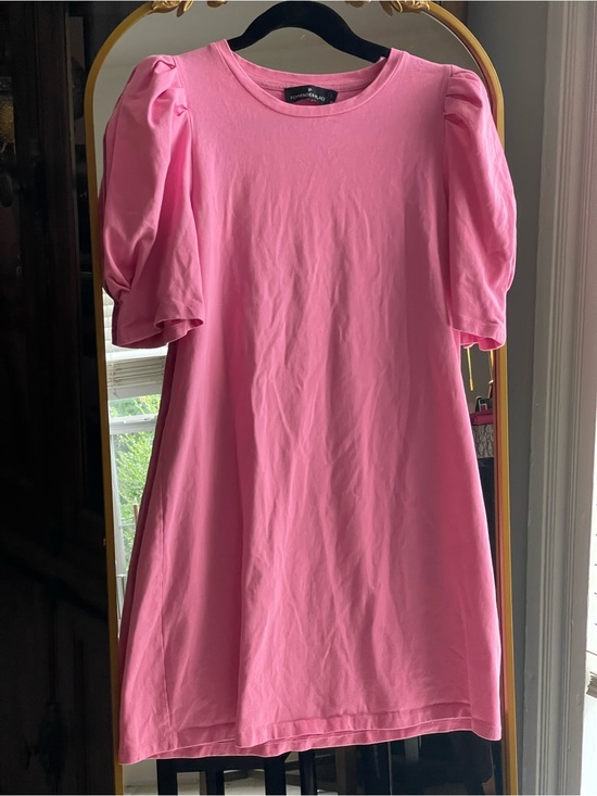 Pomander Place Dresses & Skirts - TUCKERNUCK Pomander Place 100% Cotton Bubblegum Pink Stella Puff Shift Dress